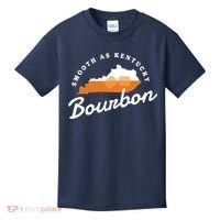 Funny Bourbon Drinker Smooth As Kentucky Bourbon Whiskey Kids T-Shirt thumb 0