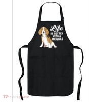 Funny Beagle Dog Life Is Better With A Beagle Apron thumb 0