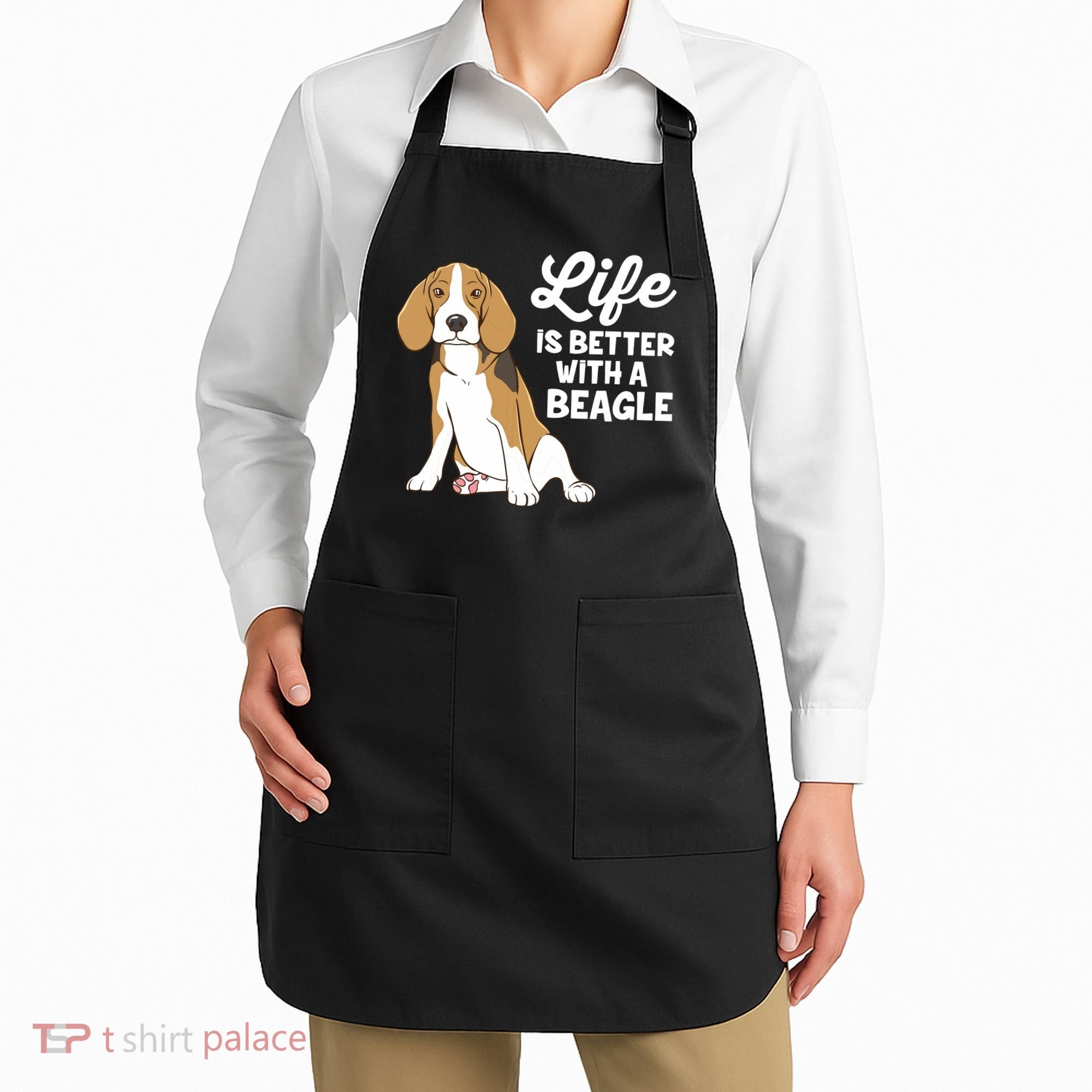 Funny Beagle Dog Life Is Better With A Beagle Apron