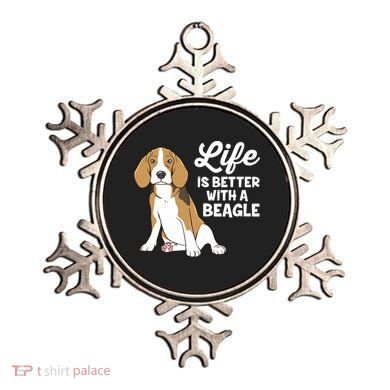 Funny Beagle Dog Life Is Better With A Beagle Ornament