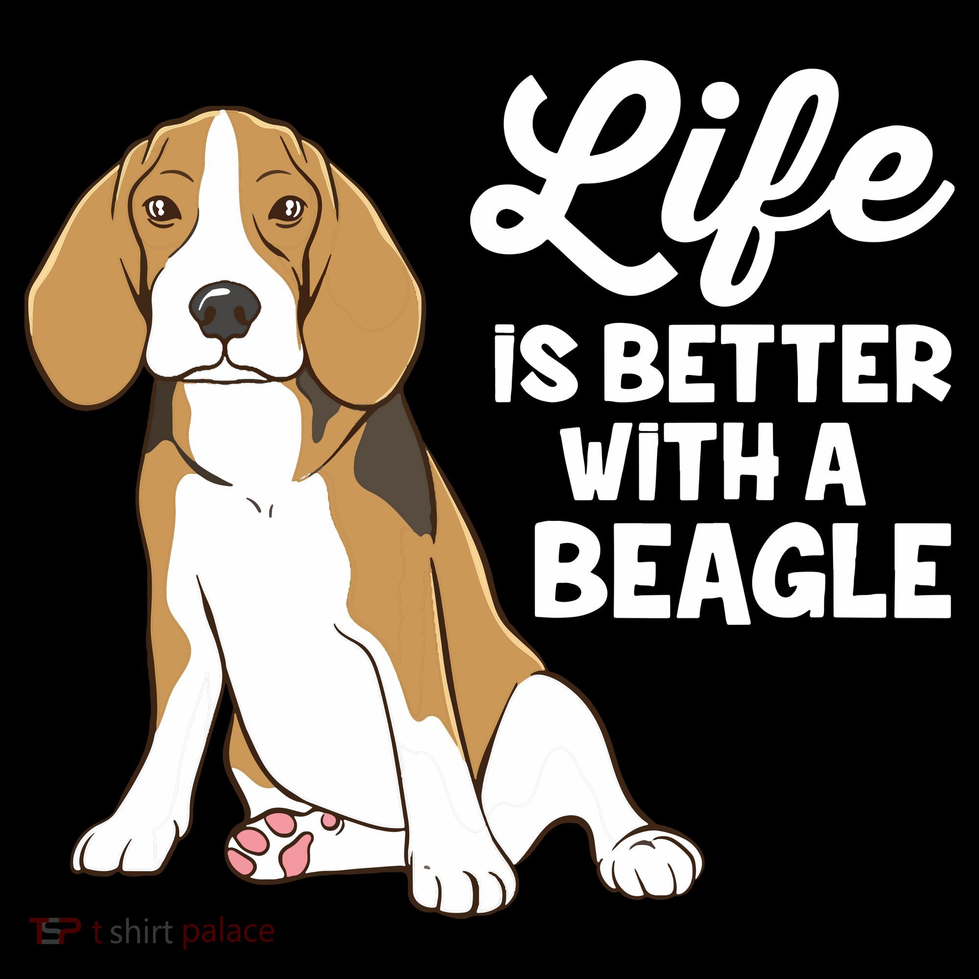 Funny Beagle Dog Life Is Better With A Beagle Tie Dye Hoodie