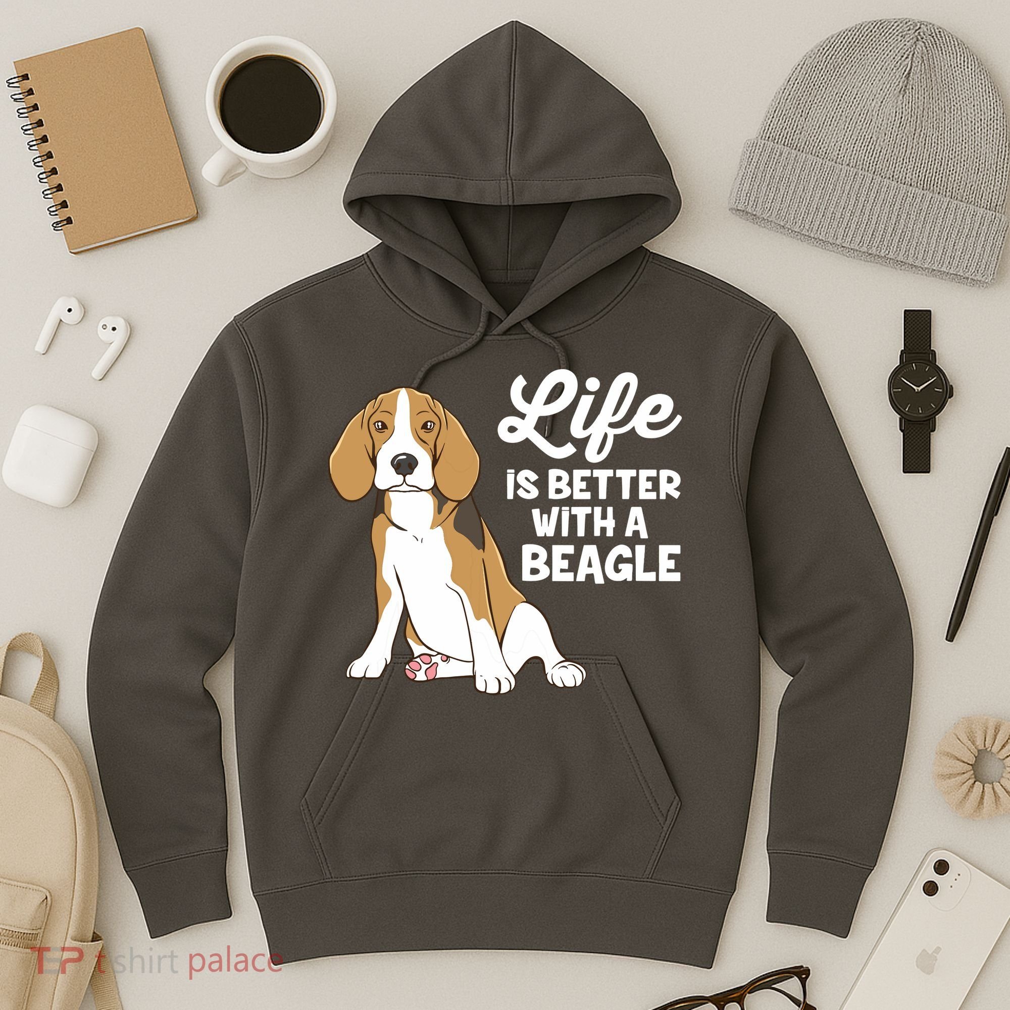 Funny Beagle Dog Life Is Better With A Beagle Hoodie