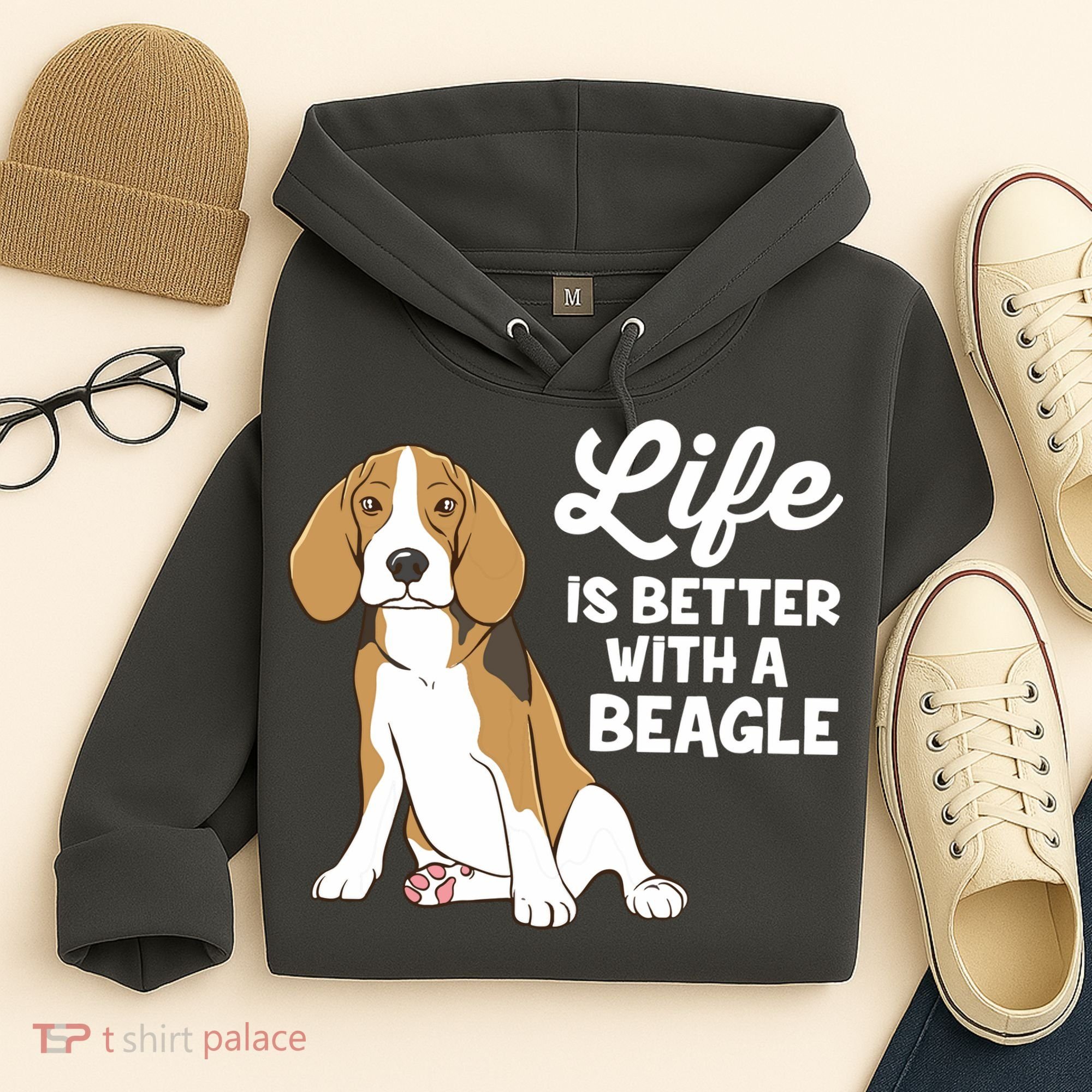 Funny Beagle Dog Life Is Better With A Beagle Hoodie