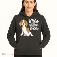 Funny Beagle Dog Life Is Better With A Beagle Hoodie thumb 5