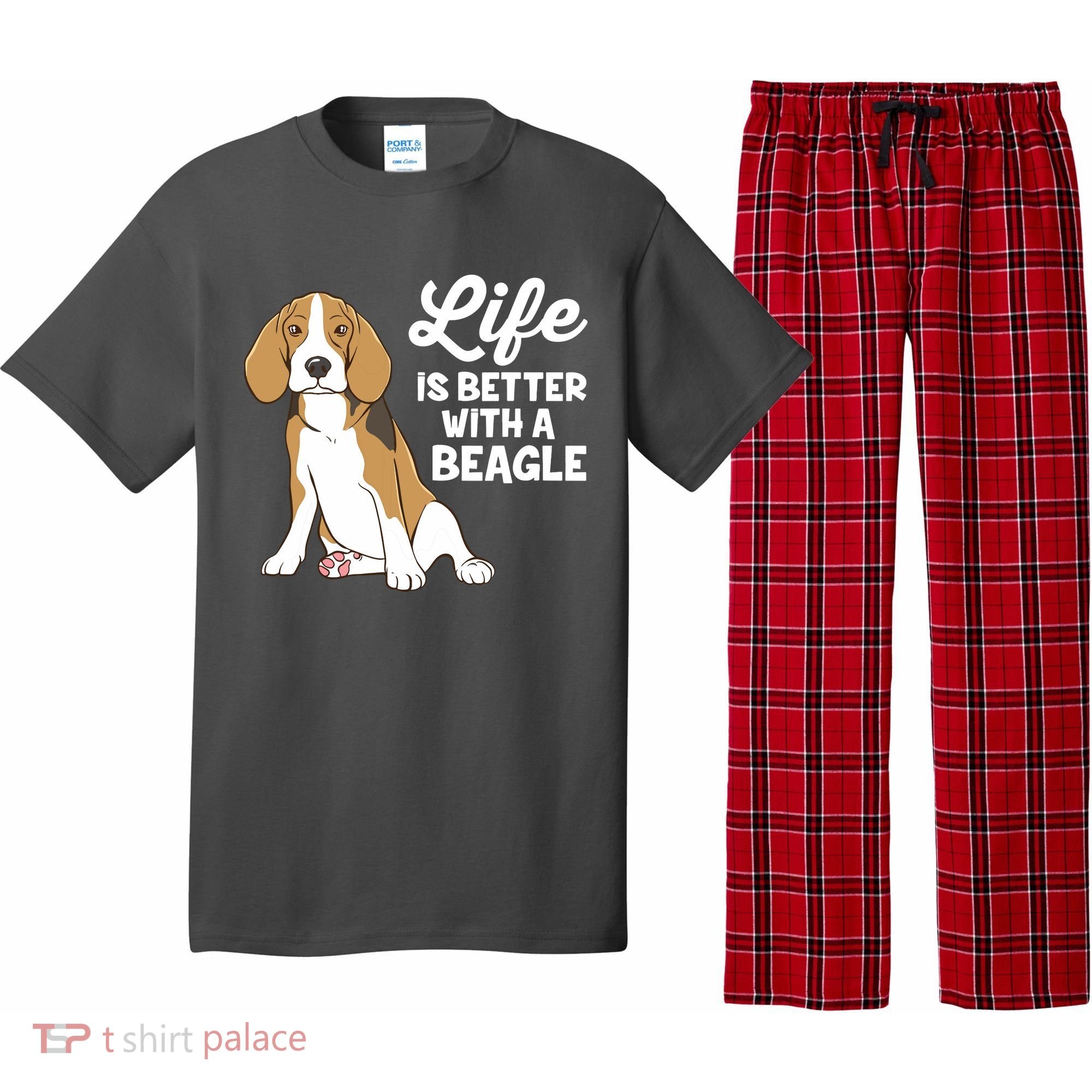 Funny Beagle Dog Life Is Better With A Beagle Pajama Set