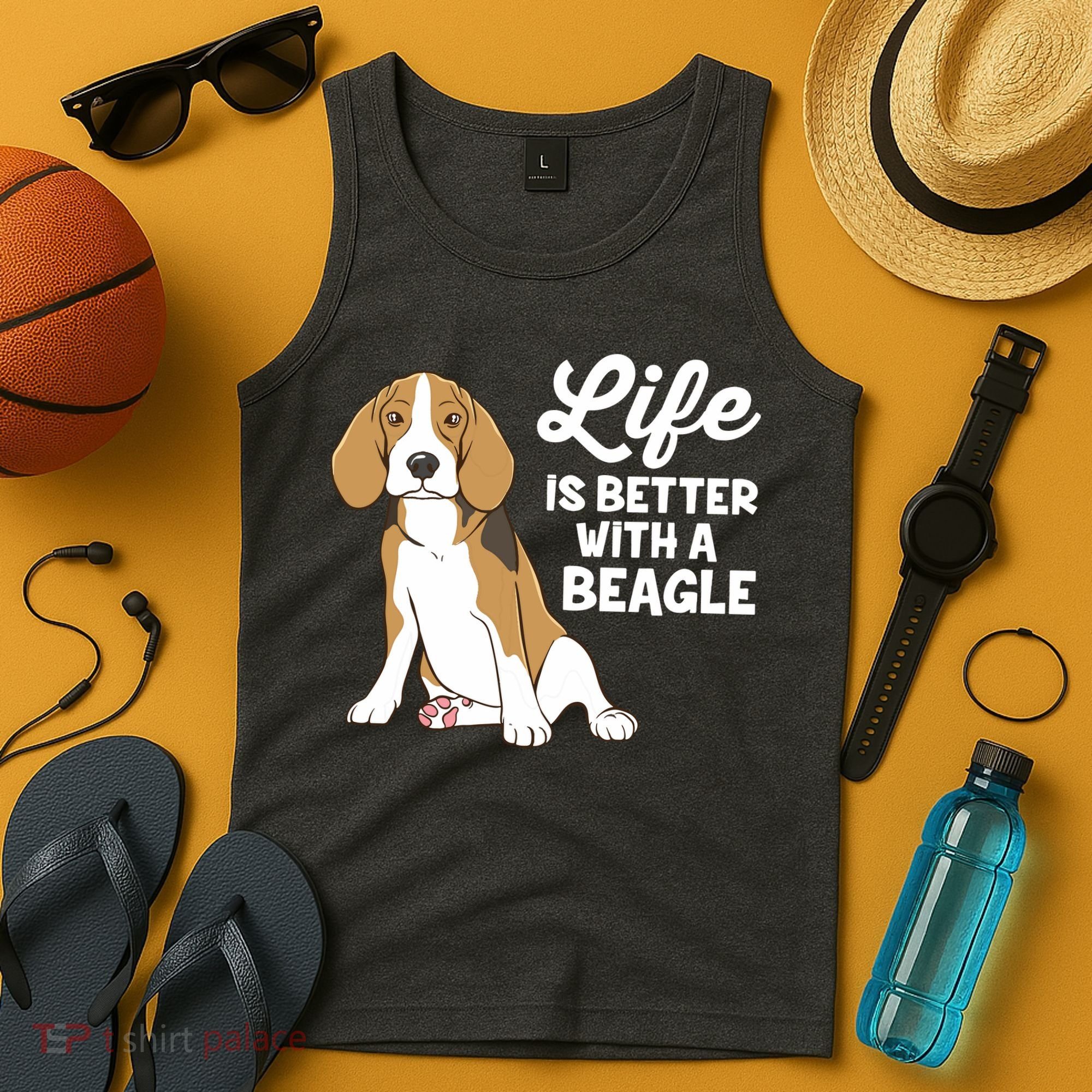 Funny Beagle Dog Life Is Better With A Beagle Tank Top