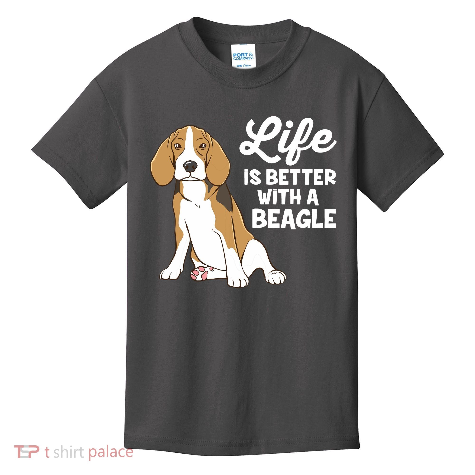 Funny Beagle Dog Life Is Better With A Beagle Kids T-Shirt