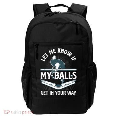 Funny Billiards Design For Billiard Pool Player Backpack