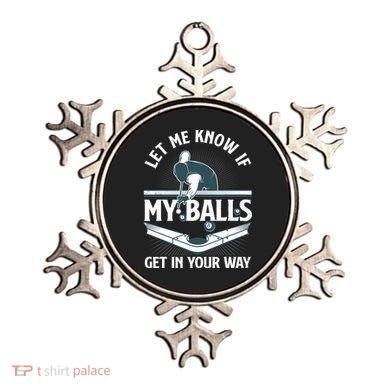 Funny Billiards Design For Billiard Pool Player Ornament