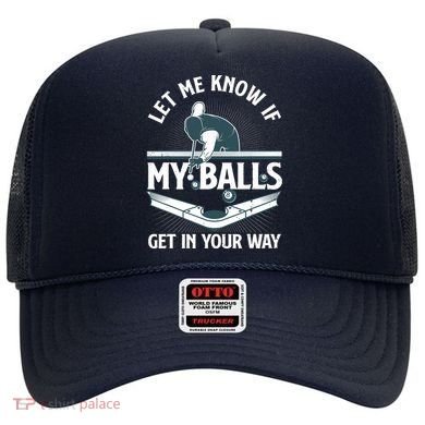 Funny Billiards Design For Billiard Pool Player Hat