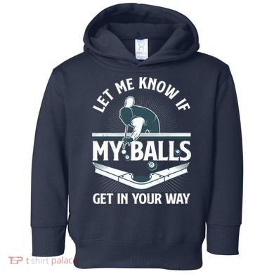 Funny Billiards Design For Billiard Pool Player Toddler Hoodie