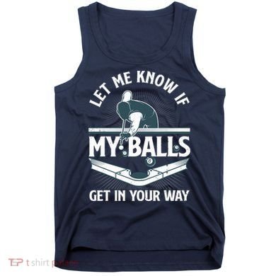 Funny Billiards Design For Billiard Pool Player Tank Top