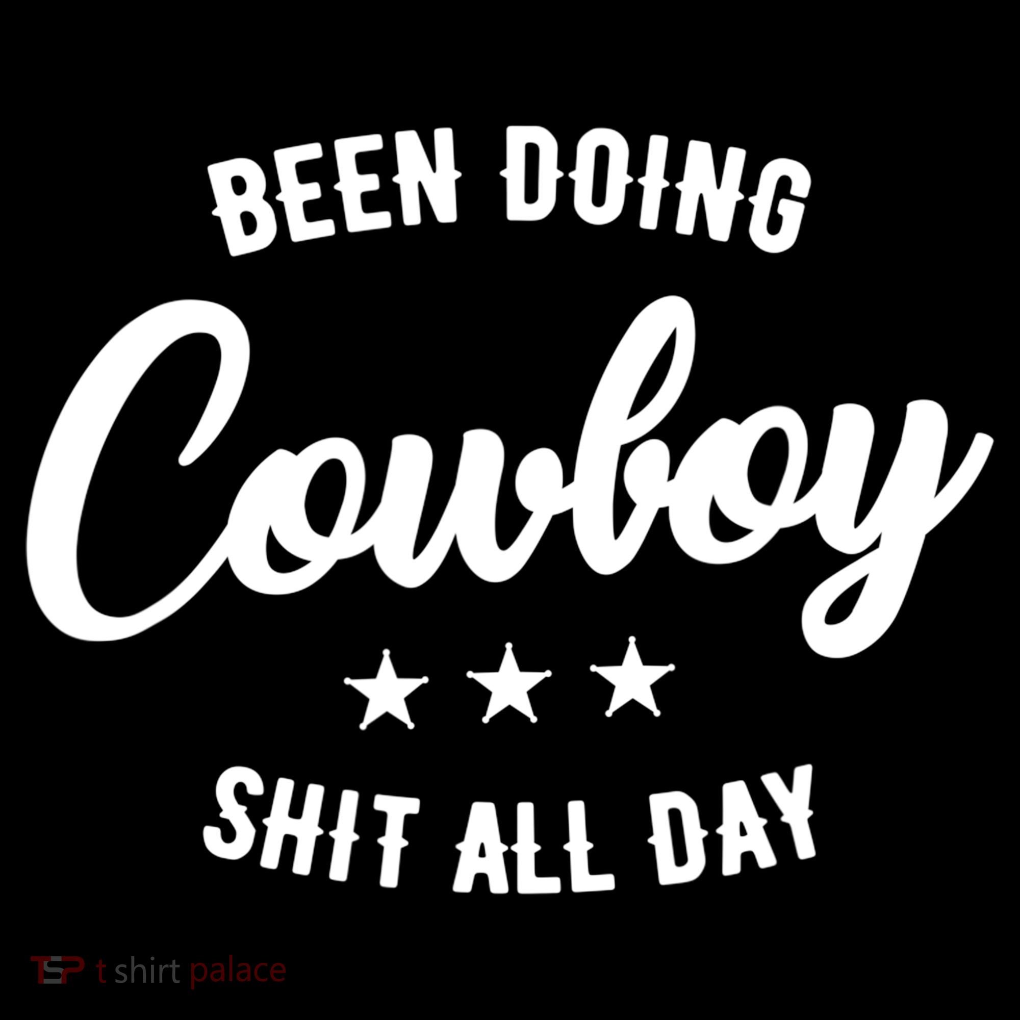 Funny Been Doing Cowboy Shit All Day Gift Hoodie
