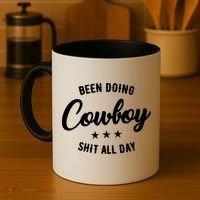 Funny Been Doing Cowboy Shit All Day Gift Coffee Mug thumb 4