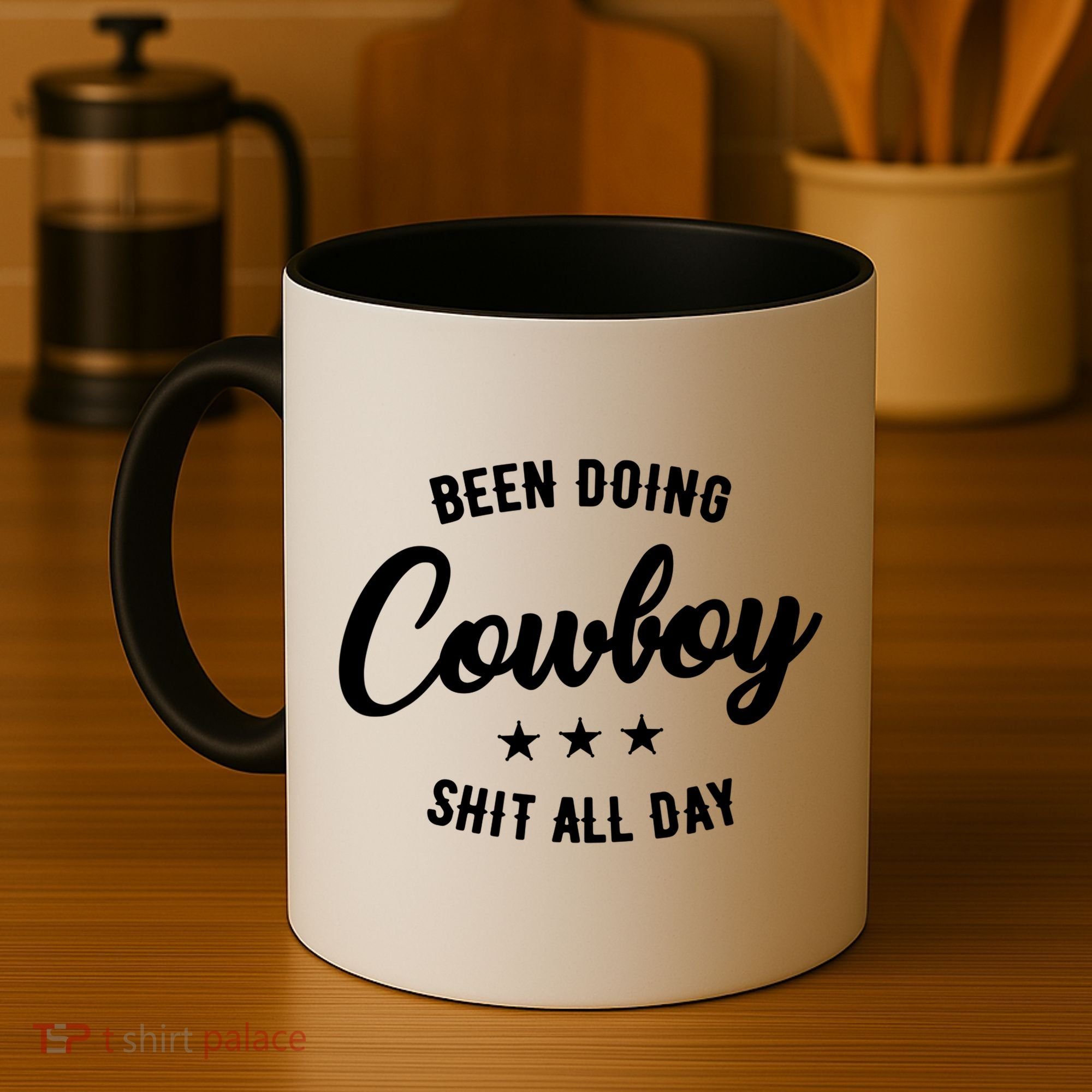 Funny Been Doing Cowboy Shit All Day Gift Coffee Mug