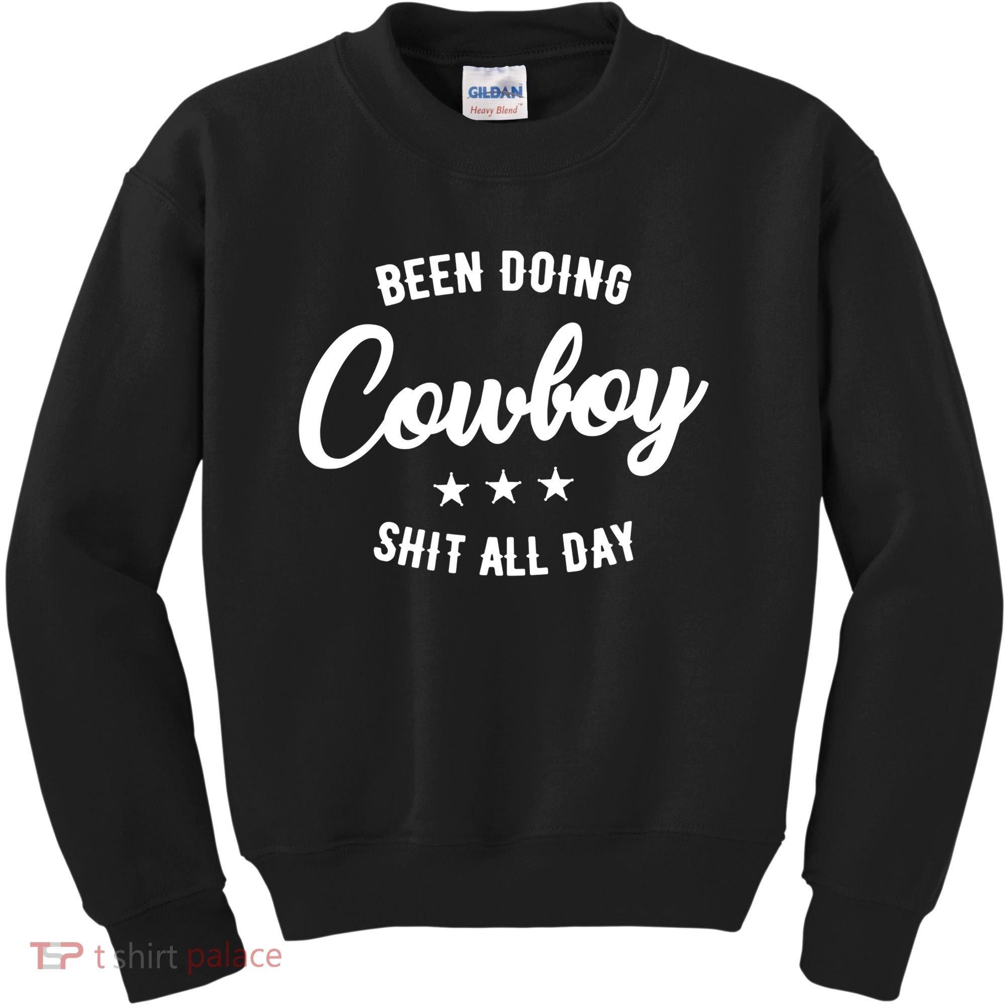 Funny Been Doing Cowboy Shit All Day Gift Kids Sweatshirt