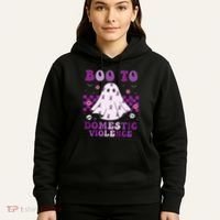 funny Boo Domestic Violence Awareness Hoodie thumb 5