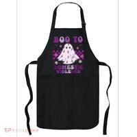 funny Boo Domestic Violence Awareness Apron thumb 0