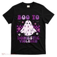 funny Boo Domestic Violence Awareness T-Shirt thumb 0