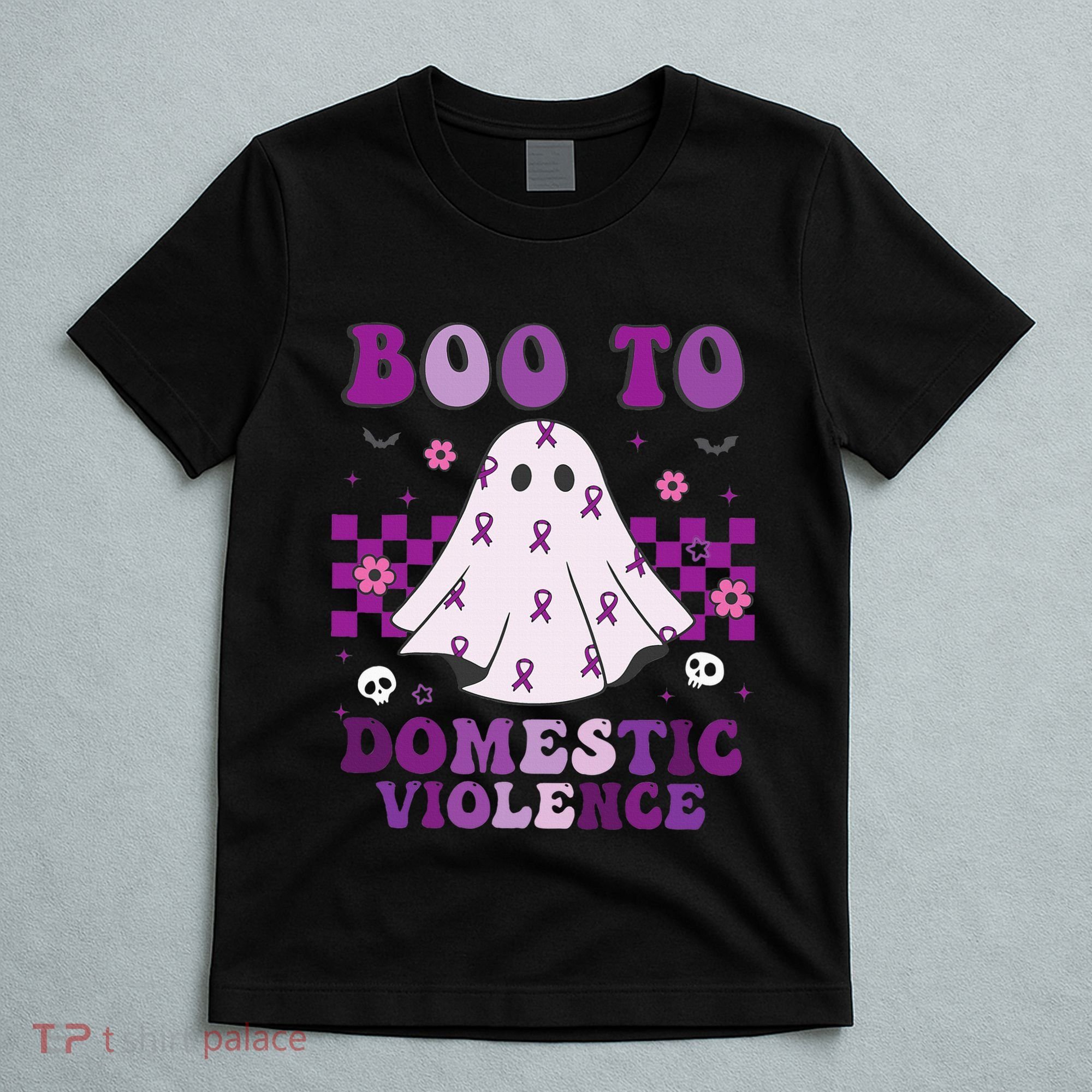 funny Boo Domestic Violence Awareness T-Shirt