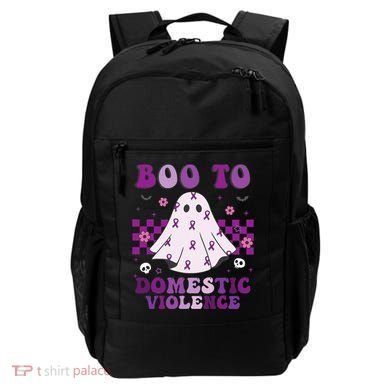 funny Boo Domestic Violence Awareness Backpack