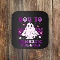 funny Boo Domestic Violence Awareness Coaster thumb 0
