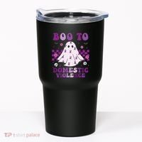 funny Boo Domestic Violence Awareness Tumbler thumb 0