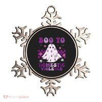 funny Boo Domestic Violence Awareness Ornament thumb 0