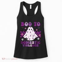 funny Boo Domestic Violence Awareness Women's Tank Top thumb 0