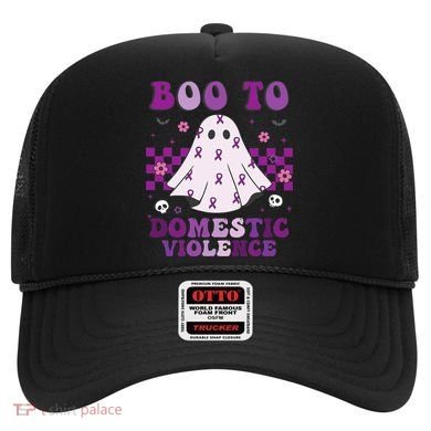 funny Boo Domestic Violence Awareness Hat