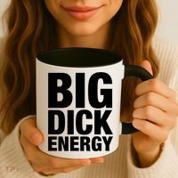 Funny Big Dick Energy Gift BDE Adult Humor Meme Workout Ego Flex Bro Gift Coffee Mug thumb 3