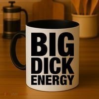 Funny Big Dick Energy Gift BDE Adult Humor Meme Workout Ego Flex Bro Gift Coffee Mug thumb 4