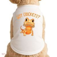 Funny Bearded Dragon Got Crickets Lizard Reptile Herpetology Doggie Tank thumb 0