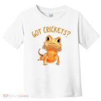 Funny Bearded Dragon Got Crickets Lizard Reptile Herpetology Toddler T-Shirt thumb 0
