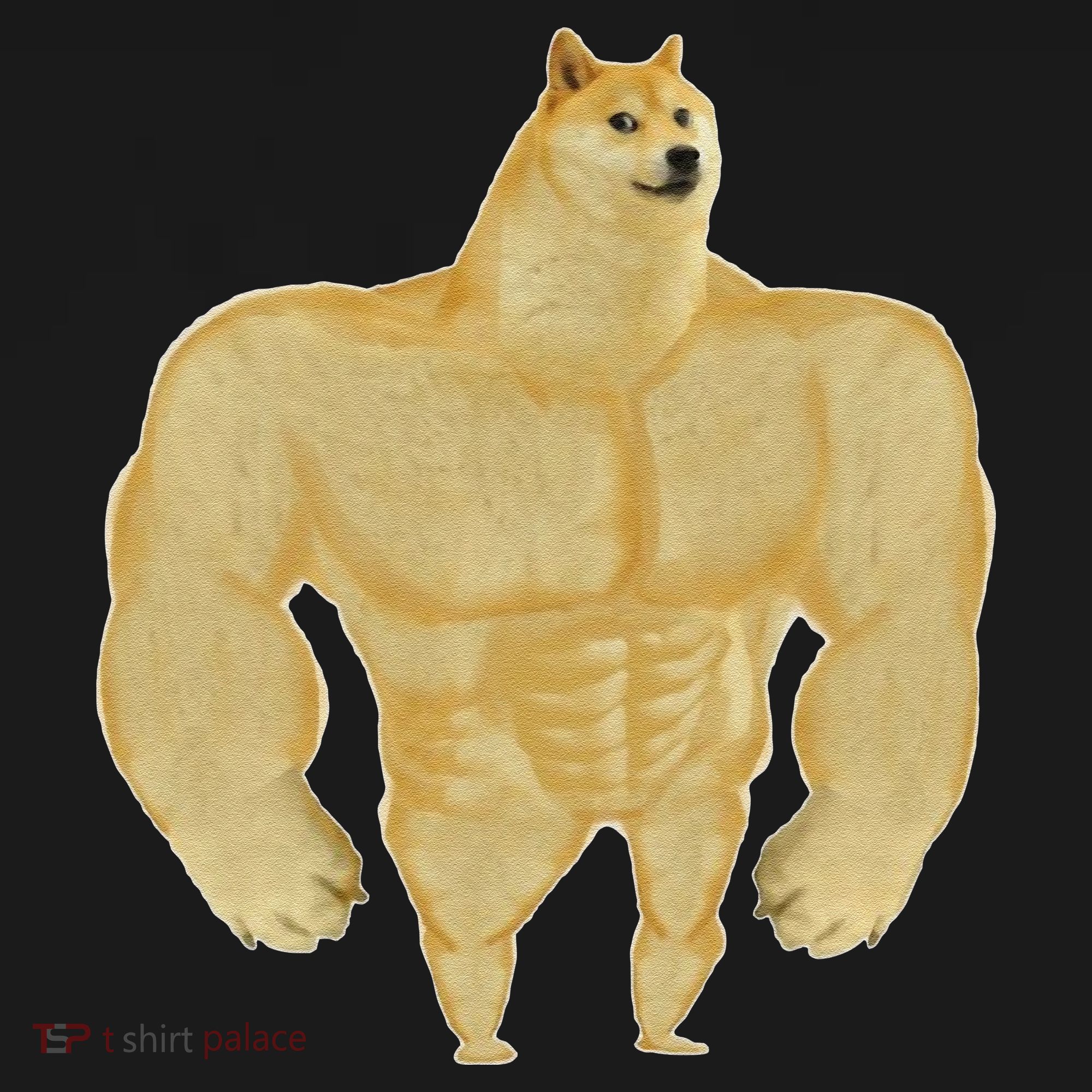 Funny Buff Doge Chiba Dog Gym Meme Funny Swole Doge Meme Women's Tank Top