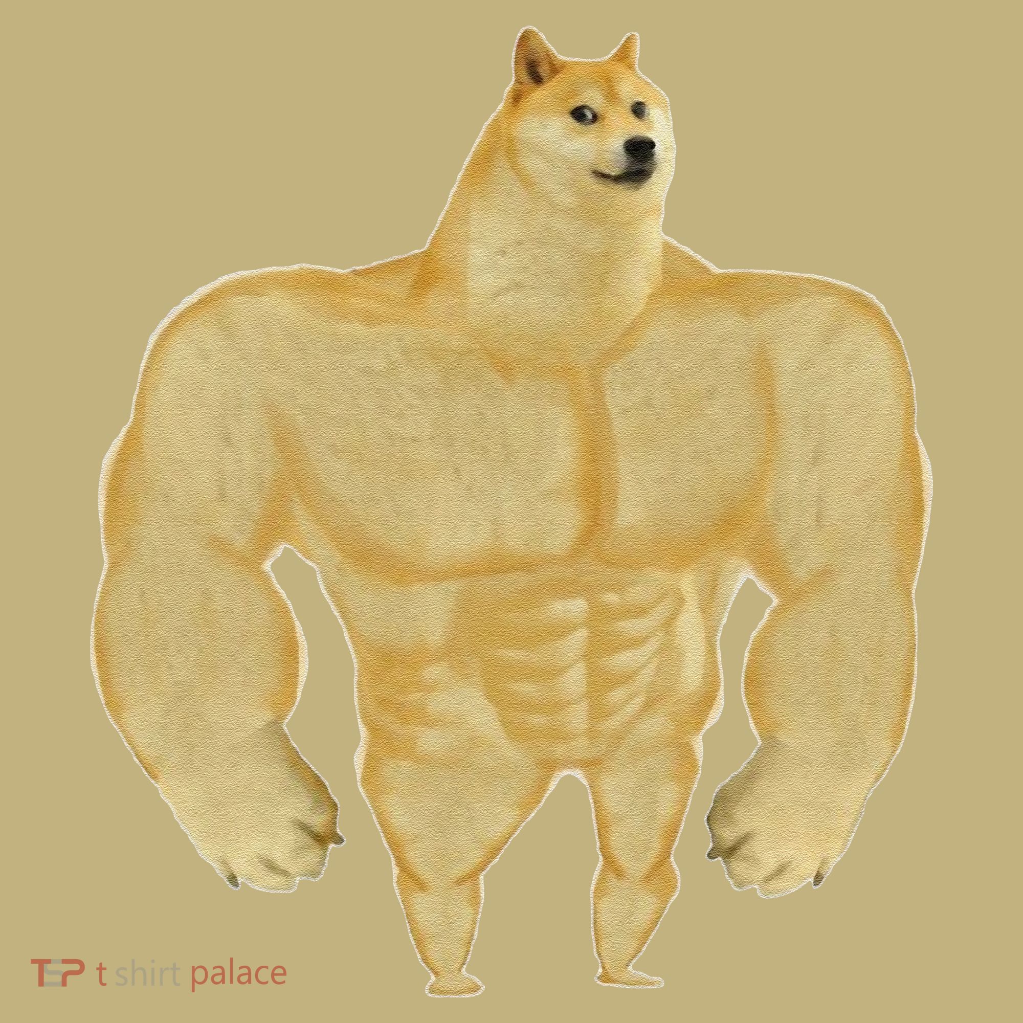 Funny Buff Doge Chiba Dog Gym Meme Funny Swole Doge Meme Polo