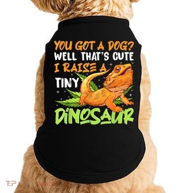 Funny Bearded Dragon Pet Reptile Lizard Lover Doggie Tank