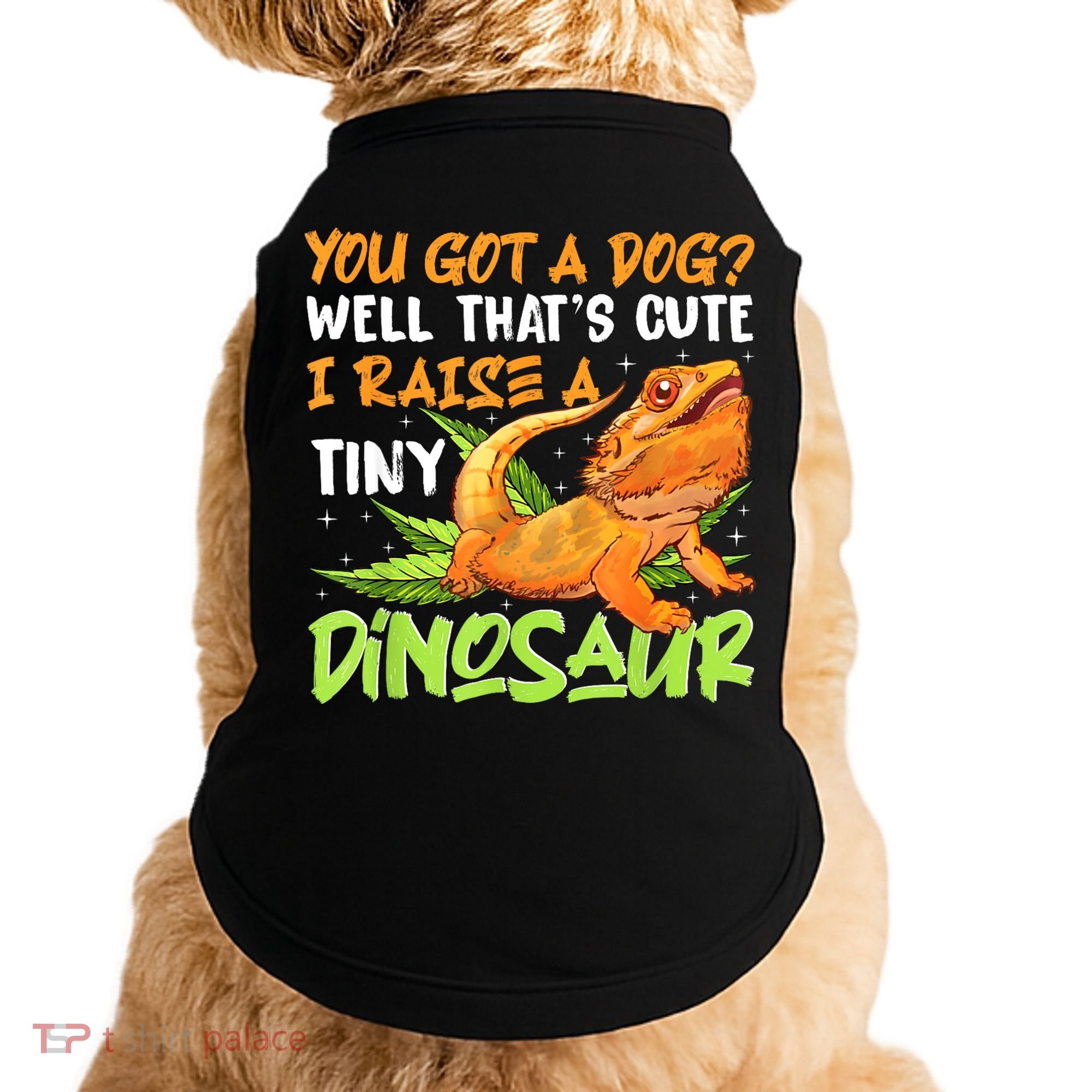 Funny Bearded Dragon Pet Reptile Lizard Lover Doggie Tank