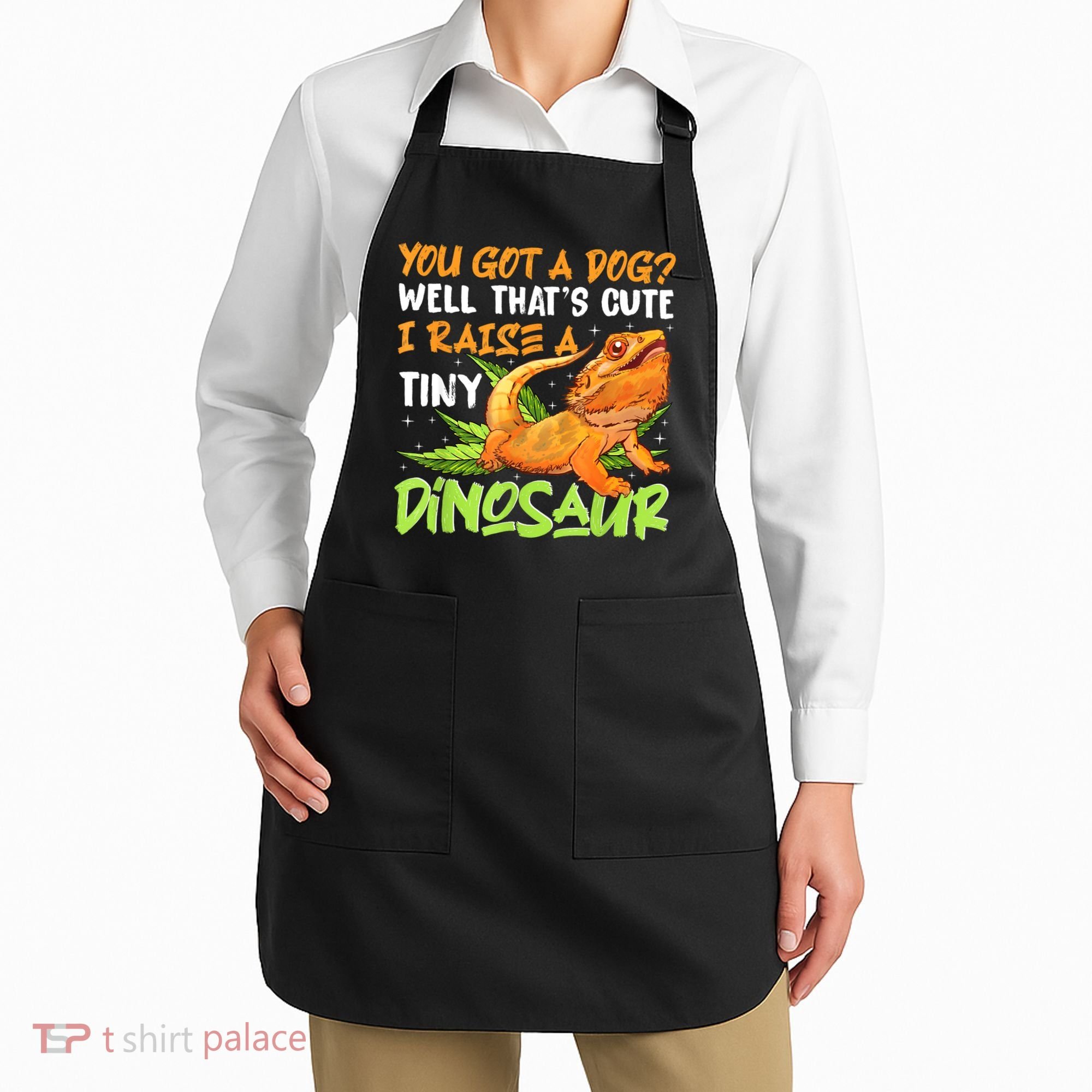 Funny Bearded Dragon Pet Reptile Lizard Lover Apron