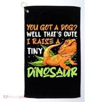 Funny Bearded Dragon Pet Reptile Lizard Lover Golf Towel thumb 0