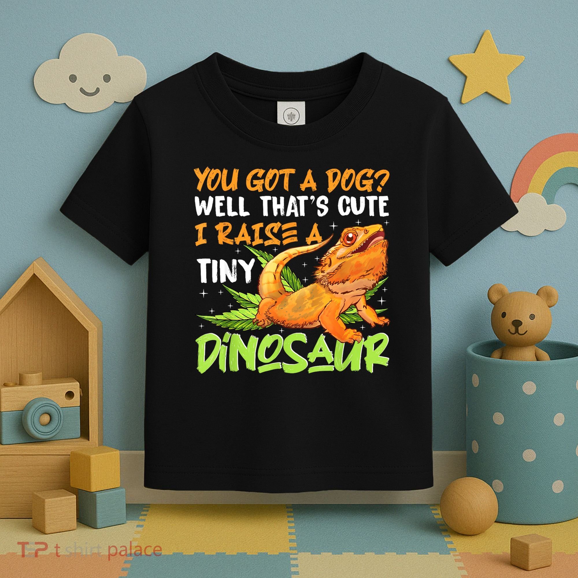 Funny Bearded Dragon Pet Reptile Lizard Lover Toddler T-Shirt