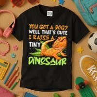 Funny Bearded Dragon Pet Reptile Lizard Lover Kids T-Shirt thumb 3