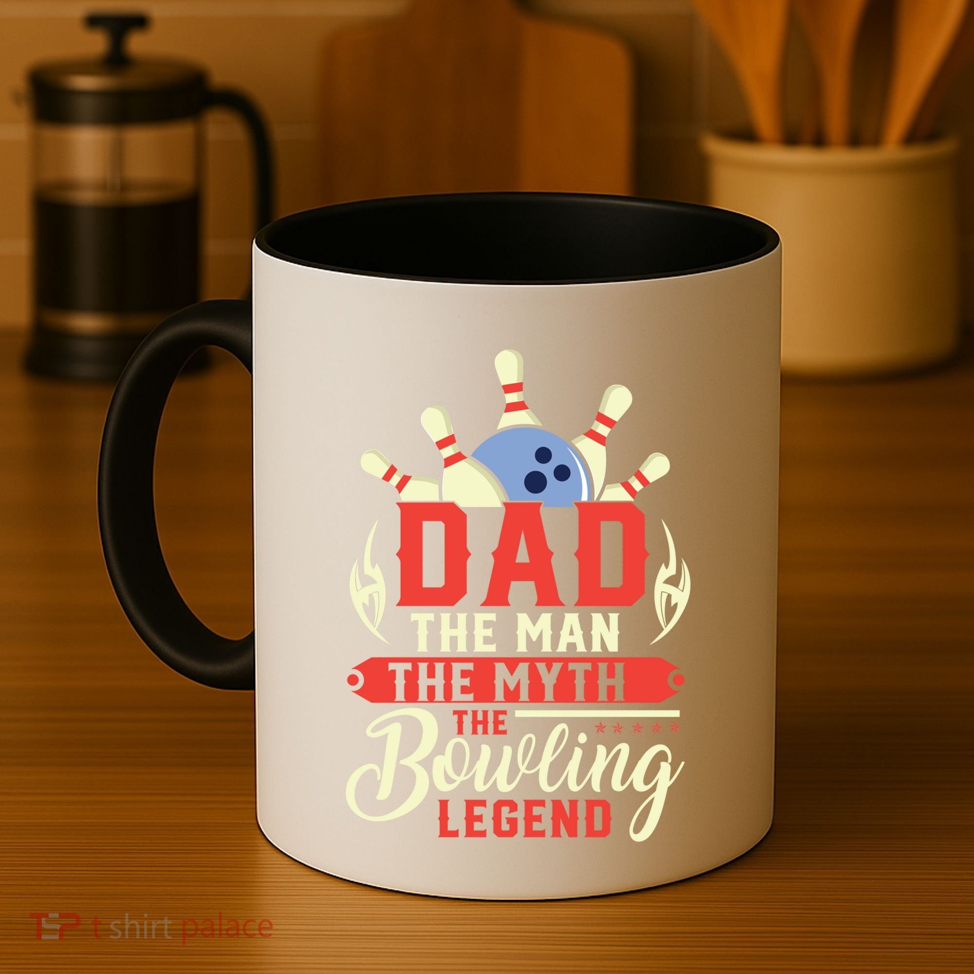 Funny Bowling Dad The Myth The Bowling Legend Meaningful Gift Coffee Mug