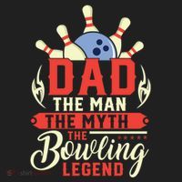 Funny Bowling Dad The Myth The Bowling Legend Meaningful Gift Beanie thumb 2