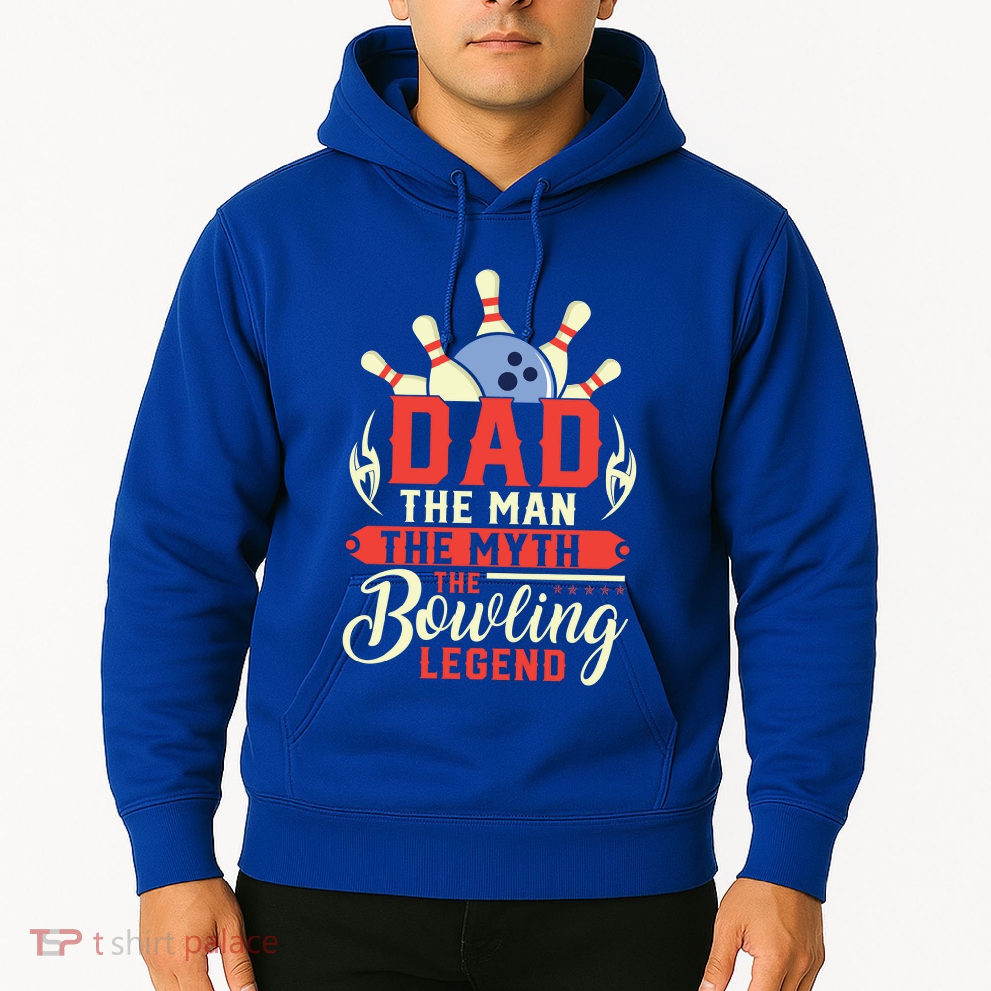 Funny Bowling Dad The Myth The Bowling Legend Meaningful Gift Hoodie