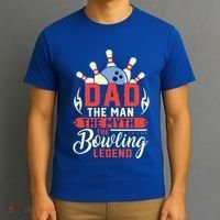 Funny Bowling Dad The Myth The Bowling Legend Meaningful Gift T-Shirt thumb 3