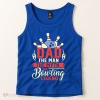 Funny Bowling Dad The Myth The Bowling Legend Meaningful Gift Tank Top thumb 2