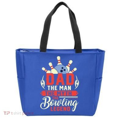 Funny Bowling Dad The Myth The Bowling Legend Meaningful Gift Tote Bag