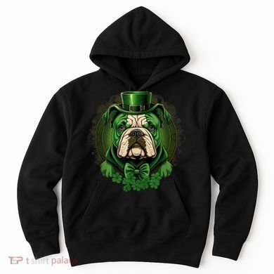 Funny Bulldog Dog St Patricks Day Irish Saint Patrick Day Hoodie