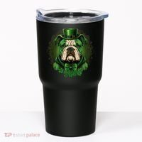 Funny Bulldog Dog St Patricks Day Irish Saint Patrick Day Tumbler thumb 0